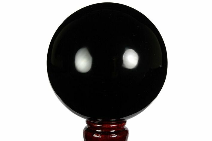 Polished Obsidian Sphere - Mexico #150649